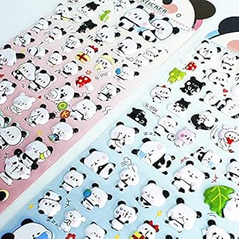パンダシール パンダロゴステッカー 2枚セット – WWFジャパン PANDA SHOP